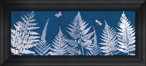 Framed True Blue I Panel Print