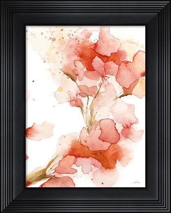 Framed Blossoms II Print