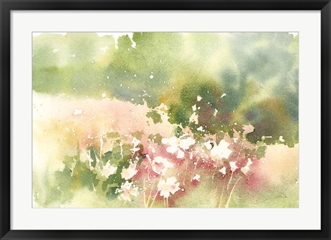 Framed Floral Field Print