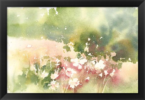 Framed Floral Field Print