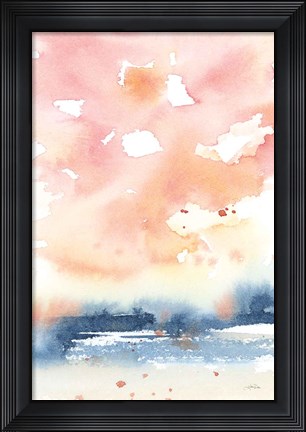 Framed Sunrise Seascape II Print