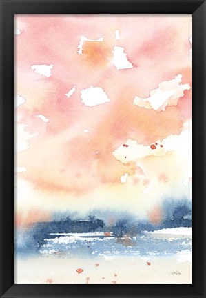 Framed Sunrise Seascape II Print