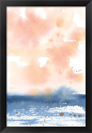 Framed Sunrise Seascape I Print