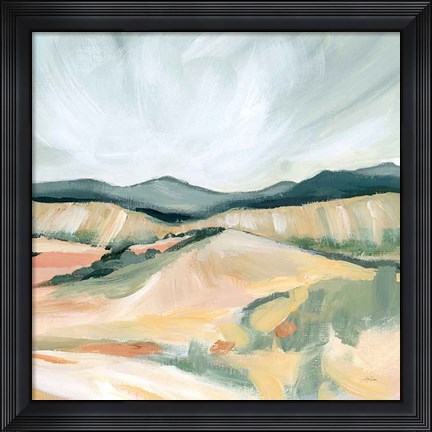 Framed Vermillion Landscape II Print
