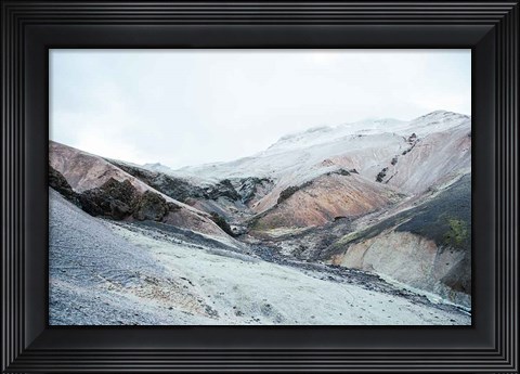 Framed Iceland Hills I Print