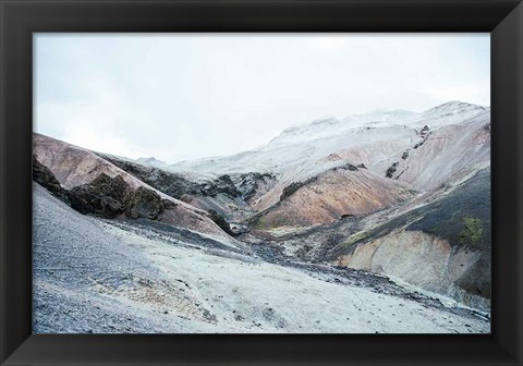 Framed Iceland Hills I Print