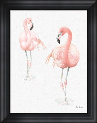 Framed Gracefully Pink XI Light Reversed Print