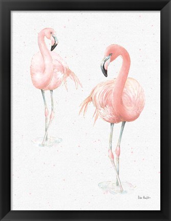 Framed Gracefully Pink XI Light Reversed Print