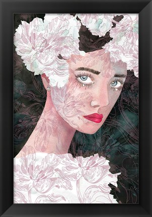 Framed Floral Duchess Print