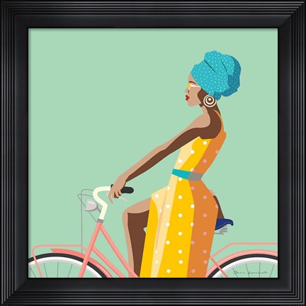 Framed Summer Girl II v2 Print