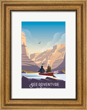 Framed See Adventure Print