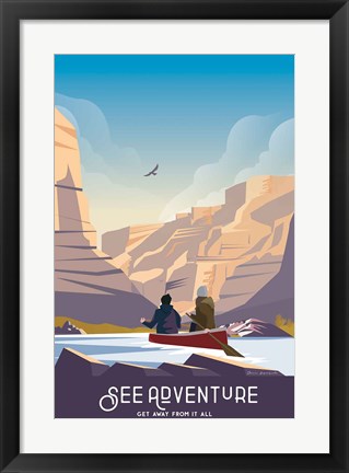 Framed See Adventure Print