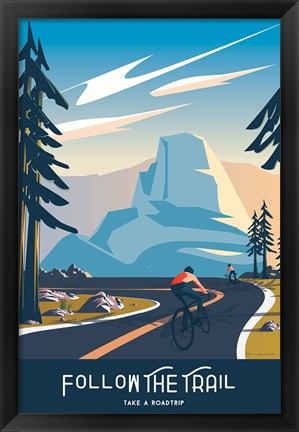 Framed Follow the Trail Print