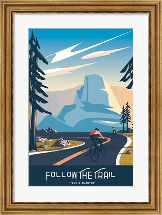 Framed Follow the Trail Print