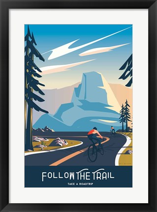 Framed Follow the Trail Print