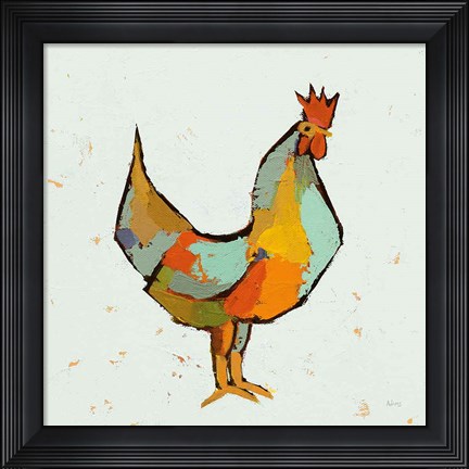 Framed Strutter on White Print