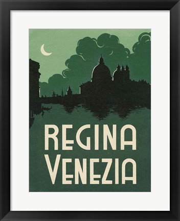 Framed Travel Poster II Print