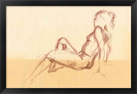 Framed Figure Study VII Print