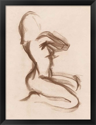 Framed Figure Study III Print