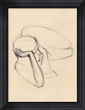 Framed Figure Study I Print