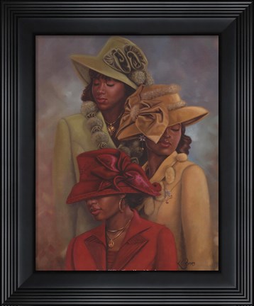 Framed Crowns of Glory: Grace, Mercy &amp; Peace Print