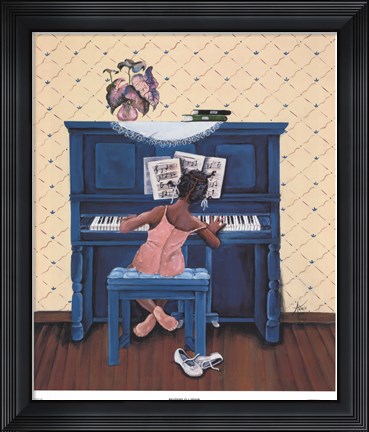 Framed Rhapsody in A Minor Print