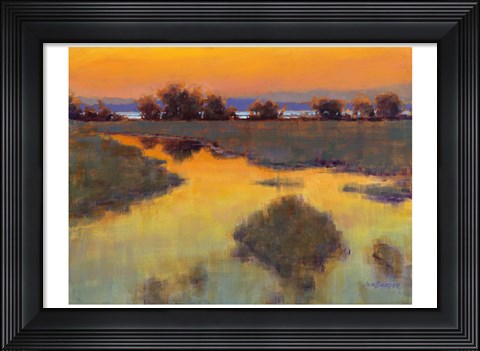 Framed When the Sun Paints the Sky Print