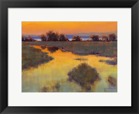 Framed When the Sun Paints the Sky Print