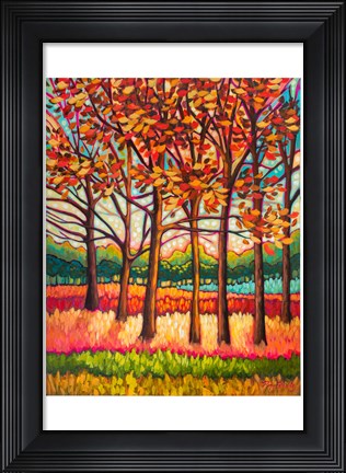 Framed Coral Forest Print