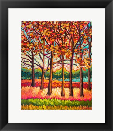 Framed Coral Forest Print