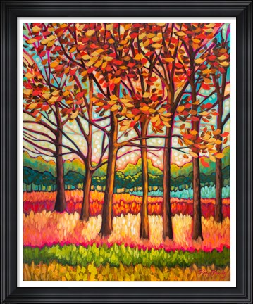 Framed Coral Forest Print