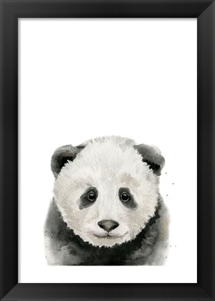 Framed Baby Panda Print