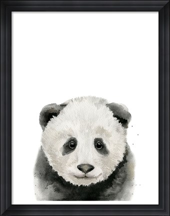 Framed Baby Panda Print