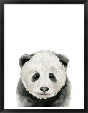 Framed Baby Panda Print