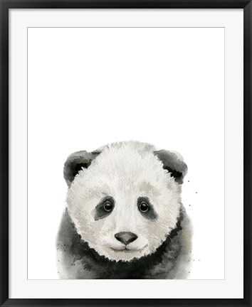 Framed Baby Panda Print