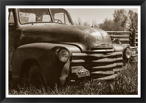 Framed Farm Truck Print