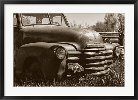 Framed Farm Truck Print