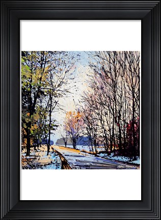 Framed Busy Road Print