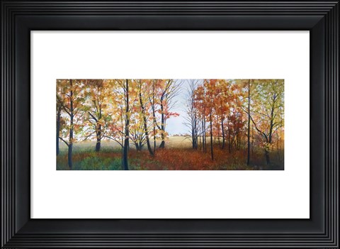 Framed Autumn Walk Print