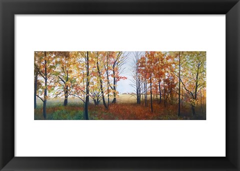 Framed Autumn Walk Print