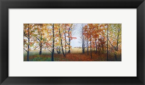 Framed Autumn Walk Print