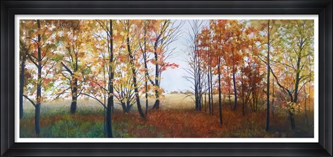 Framed Autumn Walk Print