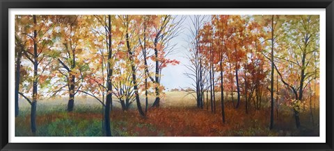 Framed Autumn Walk Print