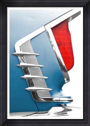 Framed Blue Port Print