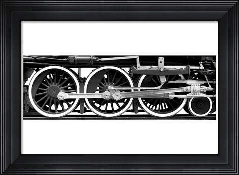 Framed Hudson Base Wheels Print