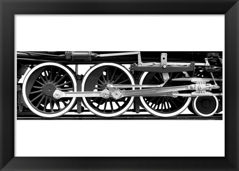 Framed Hudson Base Wheels Print