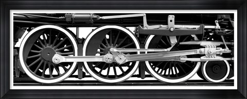 Framed Hudson Base Wheels Print
