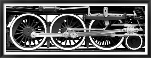 Framed Hudson Base Wheels Print