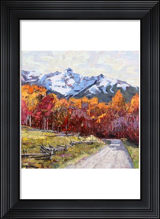 Framed Rocky Mountain Road Print