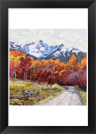 Framed Rocky Mountain Road Print